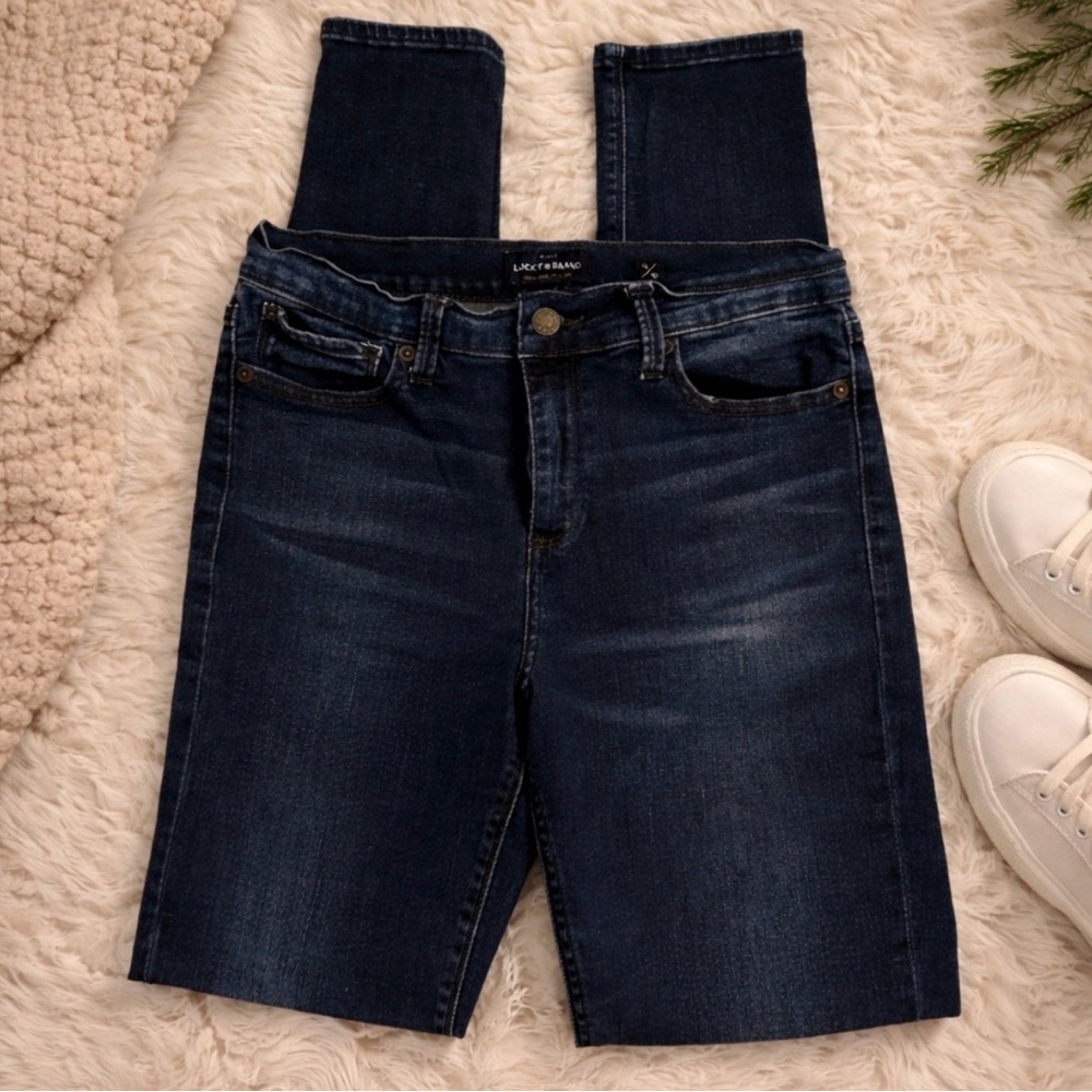 Lucky Brand Brooke Legging Jeans Size 10 Dark Wash Stretch Mid Rise Skinny